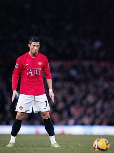 Cristiano Ronaldo with Ballon d'Or trophies
